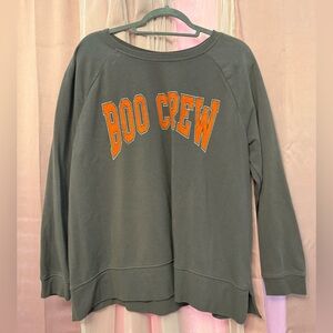 Boo Crew Women's Gray Crewnexk